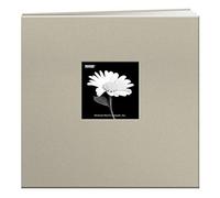 Pioneer Libro Album di panno Postbound Cover con finestra 12"X 12"-Biscott Beige