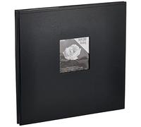Pioneer - Libro de Recuerdos de 30,5 x 30,5 cm, con Marco de Piel sintética Cosida, Color Negro