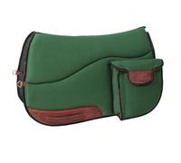 PIONEER Mantillas para Caballos - Mantilla Inglesa de Caballo para Trekking con Bolsillo, 67x47 cm, Altamente Transpirable, para Equitación (Negro)