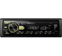 Pioneer MVH-09UBG Negro receptor multimedia para coche - Radio para coche (Negro, 1 DIN, LCD, Verde, Frente, FM)