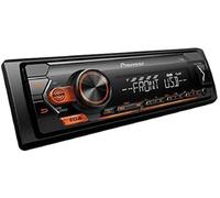 Pioneer Autoradio 1 DIN MVH-S120UBA – RDS, iluminación ámbar, USB, compatible Android