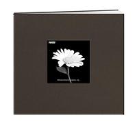 Pioneer Photo Albums 8x8 Fabric Frame Cover Post Bound Scrapbook, Warm Mocha Álbum de Recortes, Tela de plástico, Moca cálido, 8"X8"