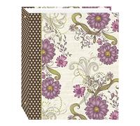 Pioneer Photo Albums LM-100D Berry Blossoms Álbum de Fotos magnético Autoadhesivo de 3 Anillas, 100 páginas (50 Hojas), diseño de Flores de Bayas, Papel, Medium