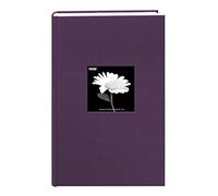 Pioneer Photo Albums Funda de Tela de Marco álbum de Fotos 300 Bolsillos Capacidad para 4 x 6 Fotos, Wildberry Morado