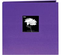 Pioneer Photo Albums Libro Album di panno Postbound Cover con finestra 12 "X 12"-UVA Viola