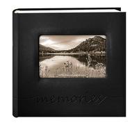Pioneer Photo Albums "Memories" - Álbum de fotos con marco en relieve, 200 bolsillos, para fotos de 4 x 6, color negro