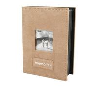 Pioneer Photo Albums PTCH-100 - Álbum de fotos con parche bordado de gamuza sintética con 100 bolsillos, color marrón
