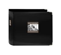 Pioneer Photo Albums Ring Sewn Leatherette 12"X12"-Black Pioneer-Álbum de Piel sintética Cosida de 3 Anillos, 30,5 x 30,5 cm, Color Negro, Cuero, 15.25x3.75x13 Inches