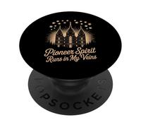Pioneer Spirit Corre en mis Venas Misión PopSockets PopGrip Adhesivo
