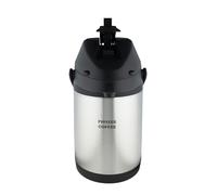 Pioneer Flasks, Dispensador de Bebidas, Acero Inoxidable, Airpot, Para Bebidas, Etiquetado Como "COFFEE", Para Conferencias o Eventos, 3 Litros, SS30HC-COF