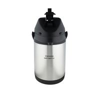 Pioneer Termo de Acero Inoxidable 3.0L con Palanca, Termo hermético para Bebidas frías y Calientes, dispensador de Bebidas con Bomba fácil de Usar para Eventos con Etiqueta de Agua