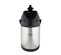 Pioneer Flasks, Dispensador de Bebidas, Acero Inoxidable, Airpot, Para Bebidas, Etiquetado Como "TEA", Para Conferencias o Eventos, 3 Litros, SS30HC-TEA