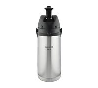Pioneer Flasks, Dispensador de Bebidas, Acero Inoxidable, Airpot, Para Bebidas, Etiquetado Como "TEA", Para Conferencias o Eventos, 1,9 Litros, SS19HC-TEA