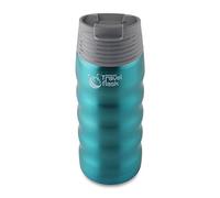 Pioneer Termo de Viaje de Acero Inoxidable Aislado al vacío de Doble Pared para Bebidas Calientes y frías, 8 Horas, frío 24 Horas, 350 ml, Azul