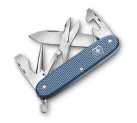 Victorinox Navaja Pioneer X Alox Limited Edition 2026, 9 funciones, tamaño mediano, hecho en suiza, multiherramienta con tijeras, incluye caja de regalo, azul glacial