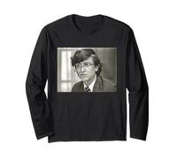 Pionero de la informática Moderna Bill Gates 1987 por Dick Barnatt Manga Larga