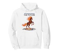 Pioneros en el Futuro desarrollador de IA de Fire Horse Tech 2026 Sudadera con Capucha
