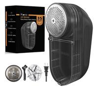Pionix Afeitadora de tela extra potente, removedor de pelusas eléctrico de 35 W para ropa, tapicería, muebles, sofá, velocidad de 12000 rpm, afeitadoras de suéter resistentes para eliminar pelusas,