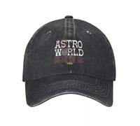 PIORUJK Desearía Que estuvieras aquí Astroworld Cactus-Jack Gorra de béisbol Moda desgastada Lavada Gorra Snapback Unisex Gorras de Viaje al Aire Libre Sombrero