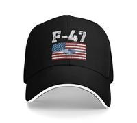 PIORUJK Divertido F47 Fighter Jet F-47 Jet Fighter Aircraft Outfits Hombres Mujeres Gorras de béisbol Sombrero de papá Casual Travel Headwear Fit Sun Cap