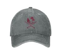 PIORUJK Gorra de béisbol de algodón clásico Personalizado de Qatar para Hombres y Mujeres Gorra de papá Unisex Ajustable al Aire Libre