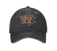 PIORUJK Gorra de béisbol Lavada desgastada de Moda Chris Brown 2025 Unisex Chris Brown Breezy Bowl XX Tour <> Ajustable