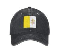 PIORUJK Gorra de béisbol Personalizada de algodón con Bandera de la Ciudad del Vaticano al Aire Libre para Hombres y Mujeres Gorra Ajustable para papá en otoño