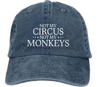 PIORUJK Sombrero Gráfico Not My Circus Not My Monkeys para Hombres