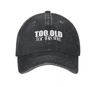 PIORUJK Unisex Demasiado Viejo para Esta Gorra de béisbol Impresa Gorra de Camionero Ajustable Gorra de béisbol Snapback