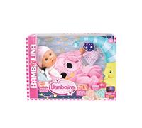 Pioupiou et Maravilles - Dimian - Muñeca Bambolina Buenas Noches - 42 cm - Muñeca con su Gorro de Noche - Chupete para Reproducir la Hora de acostarse - Cantante y Canción de Cuna con 50 Palabras