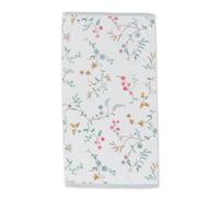 Pip Les Fleurs - Toalla (50 x 100 cm), color blanco