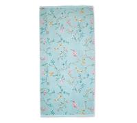 Pip Les Fleurs - Toalla de ducha (70 x 140 cm), color azul