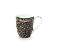 PIP STUDIO Berry Blues - Vaso con asa (tamaño XL, 450 ml), color verde