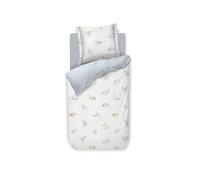 Pip Studio Blossom Chique - Juego de ropa de cama (135 x 200 + 80 x 80 cm), color blanco