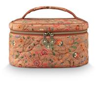 Pip Studio Bolsa de Maquillaje Cleo Beauty Case Flora Bangelore Sand Naranja
