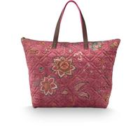 Pip Studio Bolsa de Viaje Bolso de Hombro Tilda Tote Bag Mumbai Morning Pink arándano