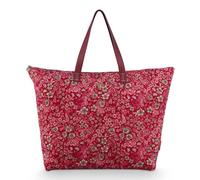 Pip Studio Bolsa de Viaje Bolso de Hombro Tilda Tote Bag Quilted Daisy Dreams Red Rojo