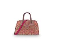 Pip Studio Bolsa de Viaje con Compartimento para portátil Tovy Weekend Bag Jabali Red Rojo