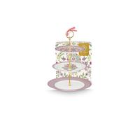 PIP STUDIO Etagere de 3 niveles LILY&LOTUS Lilac morado