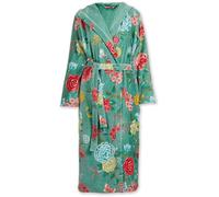 PIP Studio Frottier Good Evening Green - Albornoz con capucha para mujer (talla S-36/38), color verde