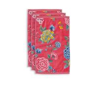 PiP Studio Good Evening Coral - Toallas para invitados (UV, 30 x 50 cm, 3 unidades), diseño de coral