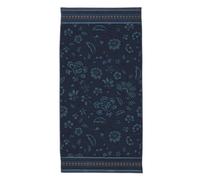 PIP STUDIO Jasmine Jaquard - Toalla de ducha (70 x 140 cm), color azul oscuro