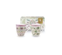 PIP STUDIO Juego de 2 tazas con asa XLarge LILY & LOTUS 450ml lila