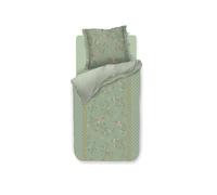 Pip Studio Juego de funda nórdica Kili Flower Verde 155 x 220 cm