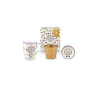 PIP STUDIO Juego de té Tea for One 3 piezas LILY&LOTUS Lilac blanco