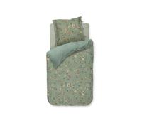 PiP Studio La Dolce Vita Green - Juego de cama (funda nórdica de 135 x 200 cm y 1 funda de almohada de 80 x 80 cm)