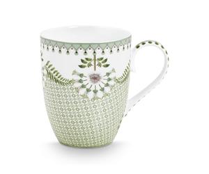 PIP STUDIO Lily&Lotus Tiles Light Green - Vaso grande (350 ml), color verde claro