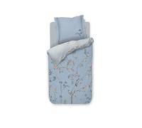 PIP STUDIO Percal Ropa de cama BAMBOO BLOSSOM 70x90cm/140x200cm Light Blue azul claro