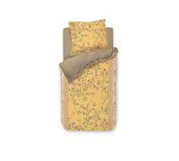 PIP STUDIO Percal Ropa de cama BODHI FLOWER 70x90cm/140x200cm Yellow amarillo
