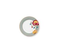 PIP STUDIO Plato llano 26,5cm BLOOMING TALES Blue azul claro